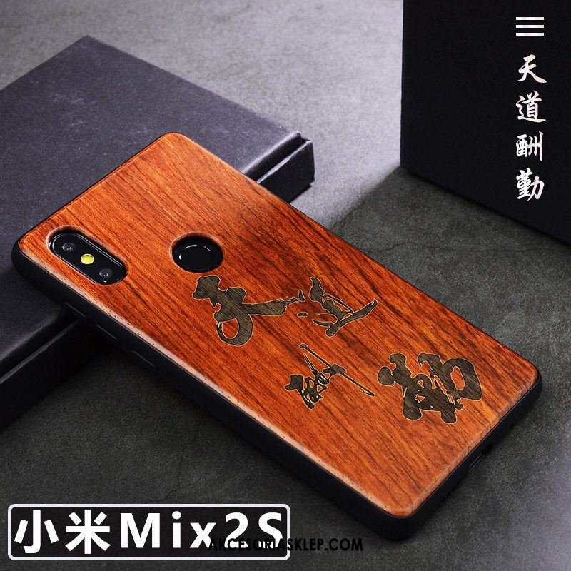 Futerał Xiaomi Mi Mix 2s Z Litego Drewna Telefon Komórkowy Proste Anti-fall Sztuka Pokrowce Kupię