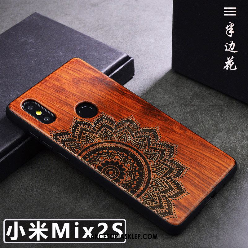 Futerał Xiaomi Mi Mix 2s Z Litego Drewna Telefon Komórkowy Proste Anti-fall Sztuka Pokrowce Kupię