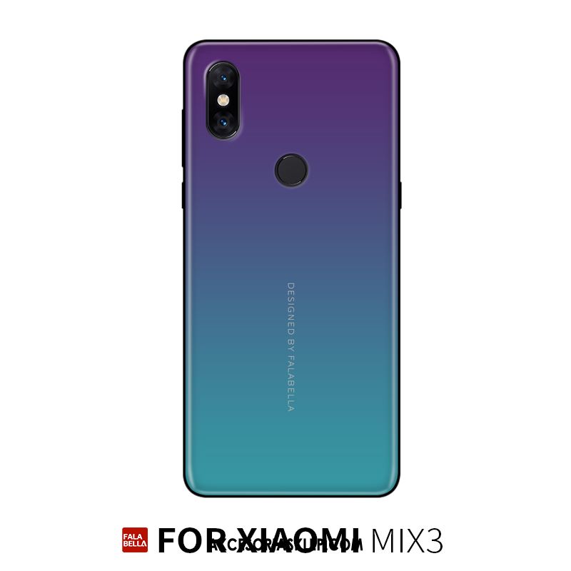 Futerał Xiaomi Mi Mix 3 Kreatywne Silikonowe Nowy Niebieski Ochraniacz Etui Tanie