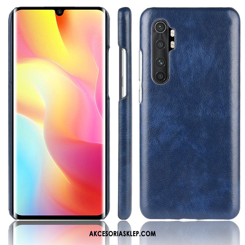 Futerał Xiaomi Mi Note 10 Lite Skóra Niebieski Ochraniacz Telefon Komórkowy Mały Obudowa Sklep