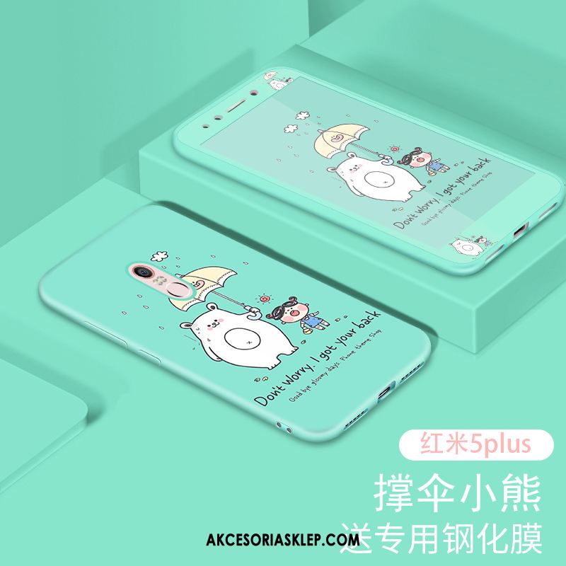 Futerał Xiaomi Redmi 5 Plus Anti-fall Kreskówka Telefon Komórkowy Nubuku Szkło Hartowane Obudowa Sprzedam