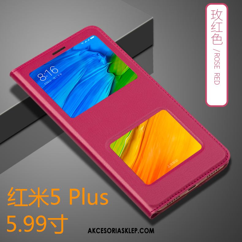Futerał Xiaomi Redmi 5 Plus Czerwony Anti-fall Złoto Trudno Ochraniacz Obudowa Online