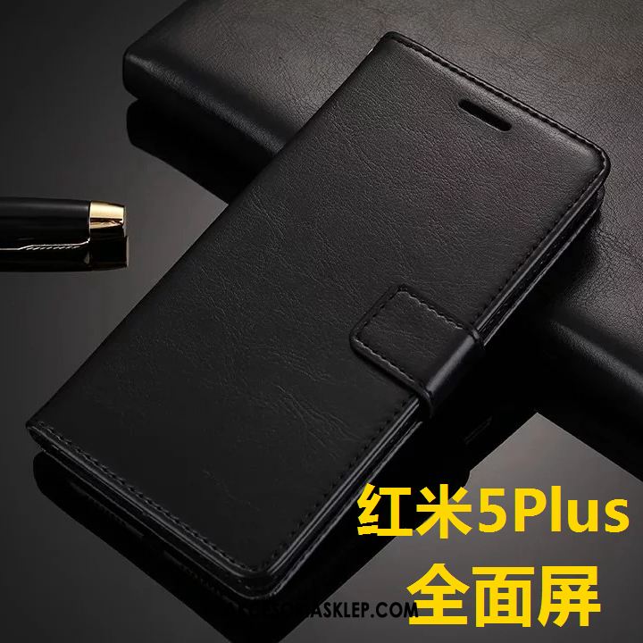Futerał Xiaomi Redmi 5 Plus Klapa Mały Czerwony Telefon Komórkowy Silikonowe Etui Dyskont