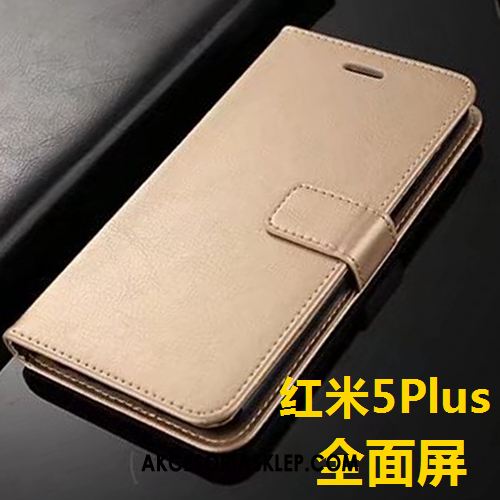 Futerał Xiaomi Redmi 5 Plus Klapa Mały Czerwony Telefon Komórkowy Silikonowe Etui Dyskont