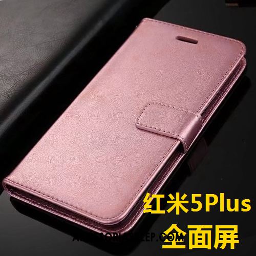Futerał Xiaomi Redmi 5 Plus Klapa Mały Czerwony Telefon Komórkowy Silikonowe Etui Dyskont