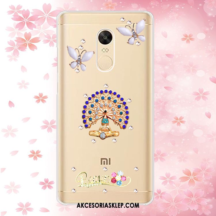 Futerał Xiaomi Redmi 5 Plus Ring Rhinestone Mały Ochraniacz Telefon Komórkowy Pokrowce Sklep