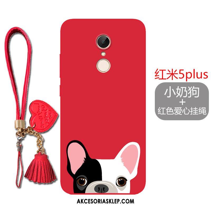 Futerał Xiaomi Redmi 5 Plus Telefon Komórkowy Miękki Czerwony Ochraniacz All Inclusive Obudowa Sprzedam