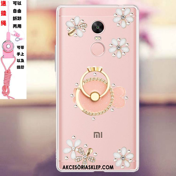 Futerał Xiaomi Redmi 5 Plus Wiszące Ozdoby Wspornik Złoto Rhinestone Mały Pokrowce Oferta