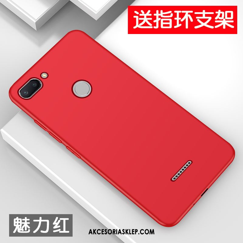 Futerał Xiaomi Redmi 6 Kreatywne Miękki Czarny Ochraniacz Silikonowe Etui Online