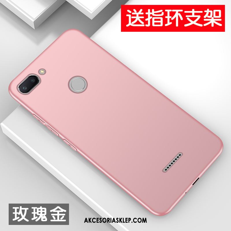 Futerał Xiaomi Redmi 6 Kreatywne Miękki Czarny Ochraniacz Silikonowe Etui Online