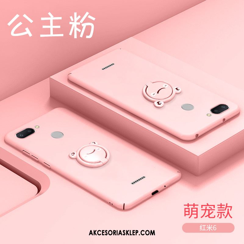 Futerał Xiaomi Redmi 6 Ring Żółty Proste Kreatywne Nubuku Obudowa Online