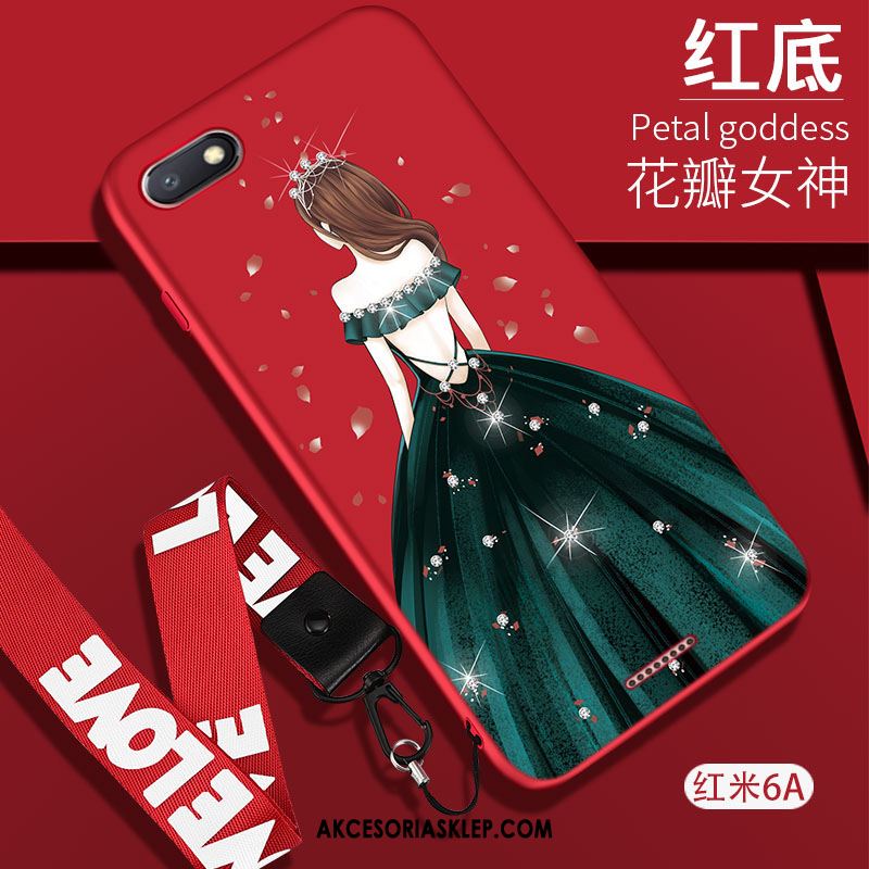 Futerał Xiaomi Redmi 6a Kreatywne Czarny Silikonowe Telefon Komórkowy Czerwony Sklep