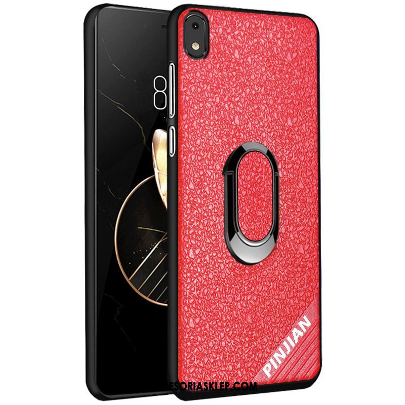 Futerał Xiaomi Redmi 7a Silikonowe Relief Czerwony Nubuku Anti-fall Pokrowce Sprzedam