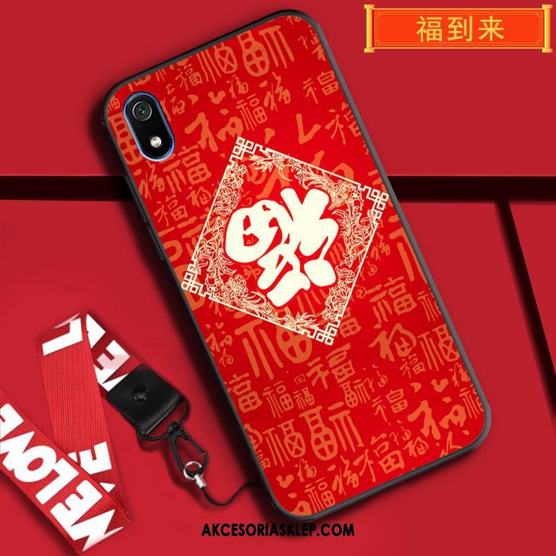 Futerał Xiaomi Redmi 7a Wiszące Ozdoby Ochraniacz Czerwony Anti-fall Kreskówka Pokrowce Online