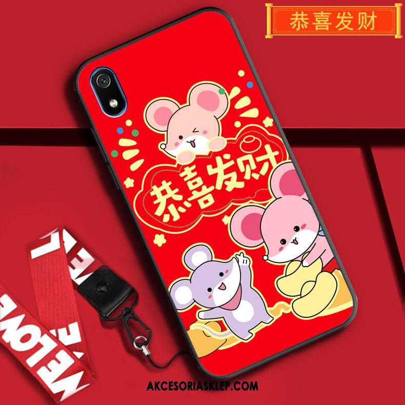 Futerał Xiaomi Redmi 7a Wiszące Ozdoby Ochraniacz Czerwony Anti-fall Kreskówka Pokrowce Online