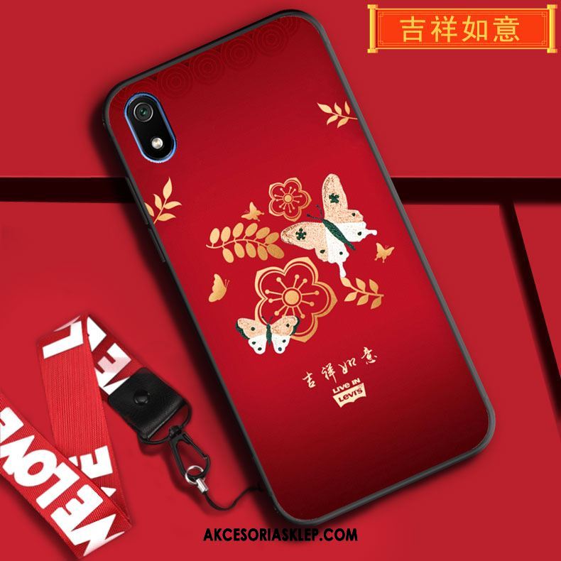 Futerał Xiaomi Redmi 7a Wiszące Ozdoby Ochraniacz Czerwony Anti-fall Kreskówka Pokrowce Online