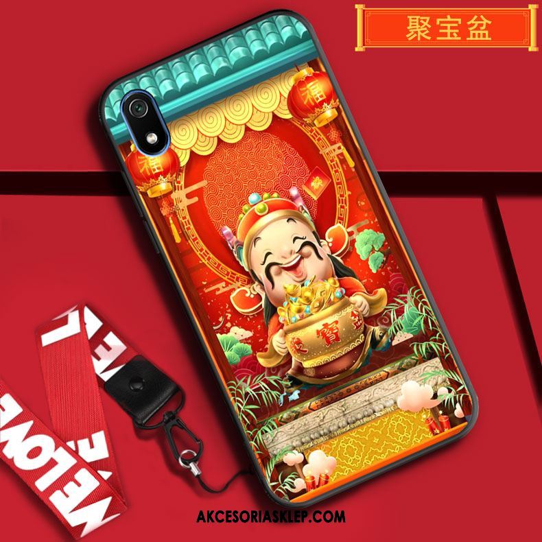 Futerał Xiaomi Redmi 7a Wiszące Ozdoby Ochraniacz Czerwony Anti-fall Kreskówka Pokrowce Online