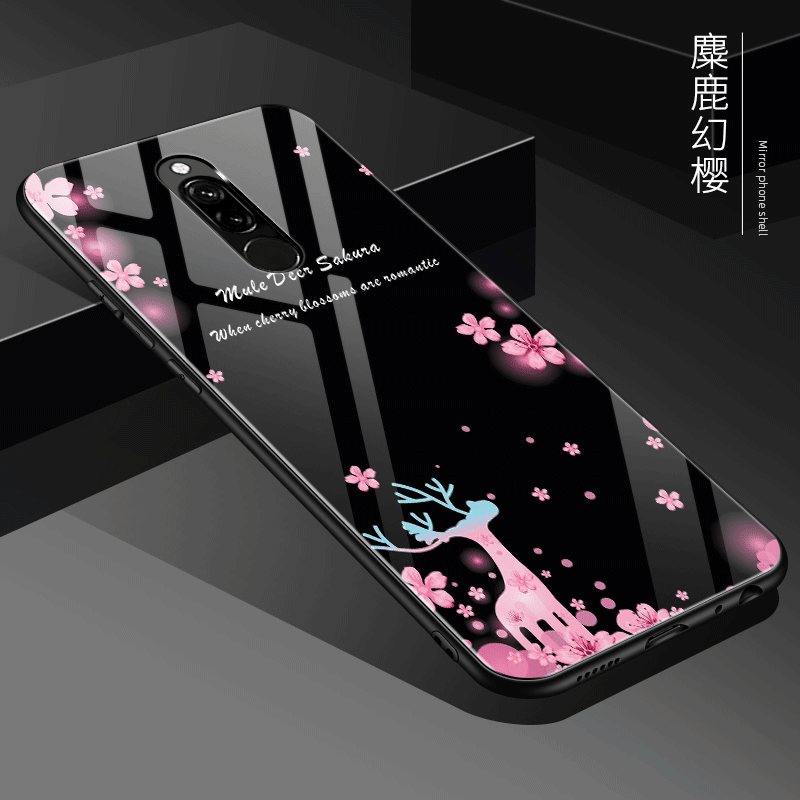 Futerał Xiaomi Redmi 8 Lustro Różowe Kreatywne Czerwony All Inclusive Pokrowce Kup