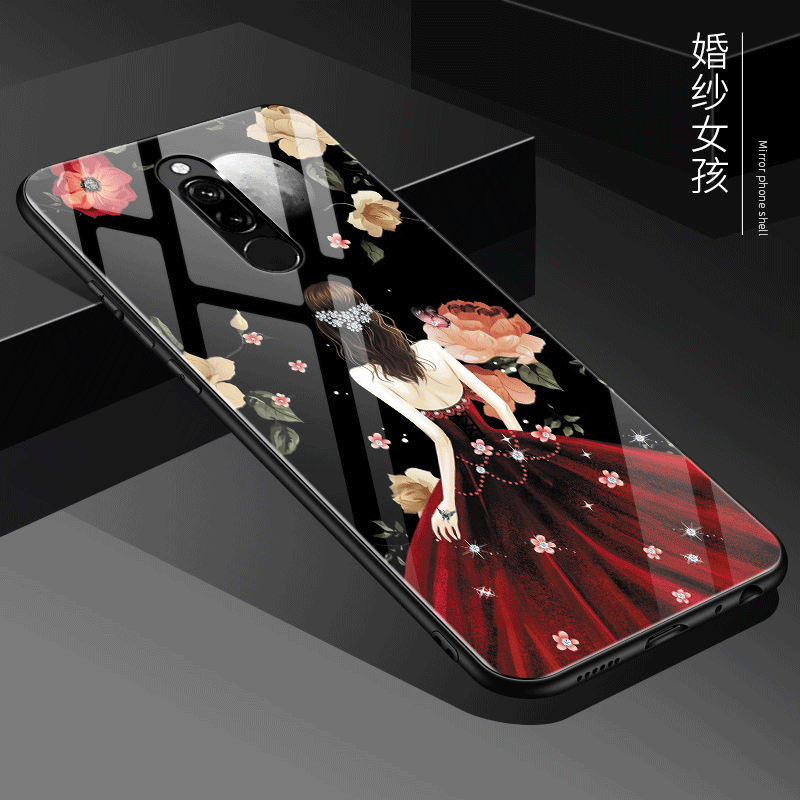 Futerał Xiaomi Redmi 8 Lustro Różowe Kreatywne Czerwony All Inclusive Pokrowce Kup