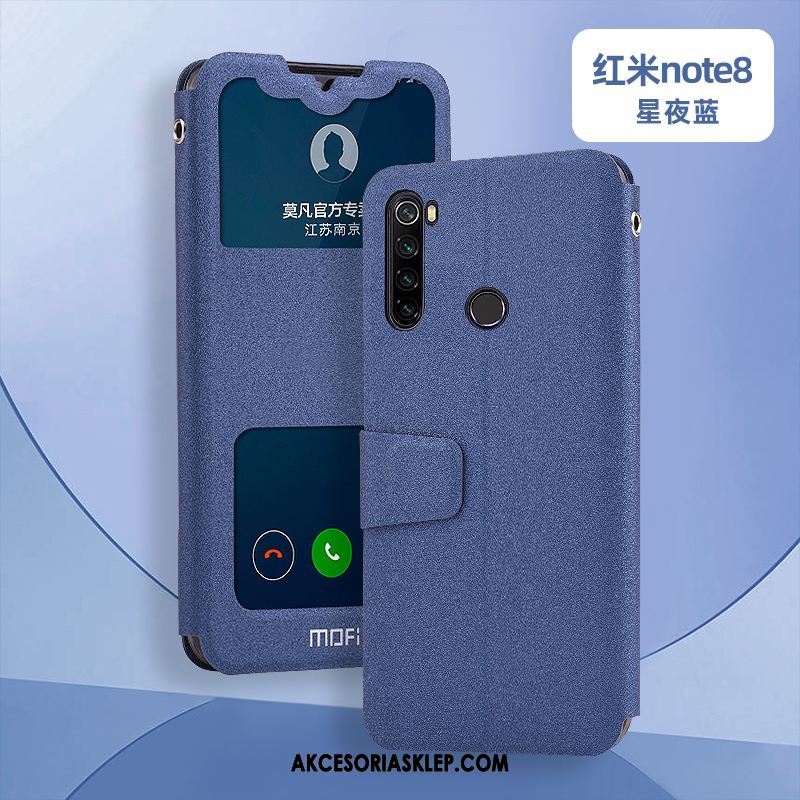 Futerał Xiaomi Redmi Note 8 Pro Klapa Anti-fall All Inclusive Mały Różowe Pokrowce Sprzedam