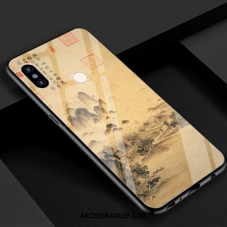 Futerał Xiaomi Redmi S2 Szkło Hartowane Lustro Mały Wzór Vintage Etui Sklep