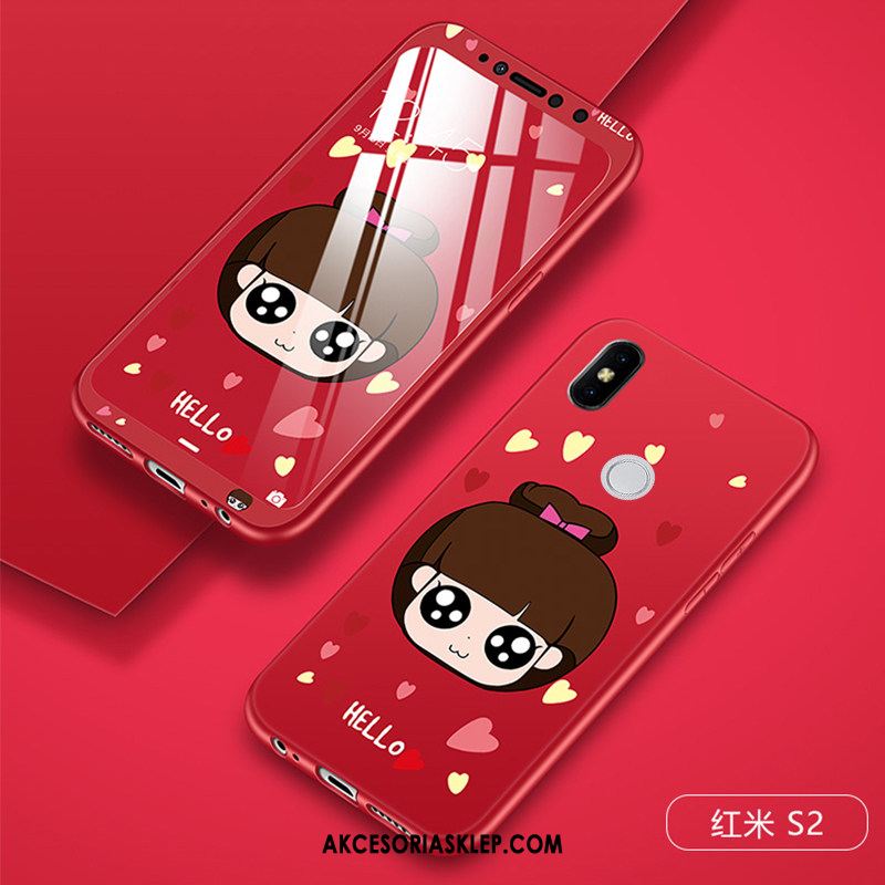 Futerał Xiaomi Redmi S2 Tendencja Silikonowe Mały Kreatywne Czerwony Etui Tanie
