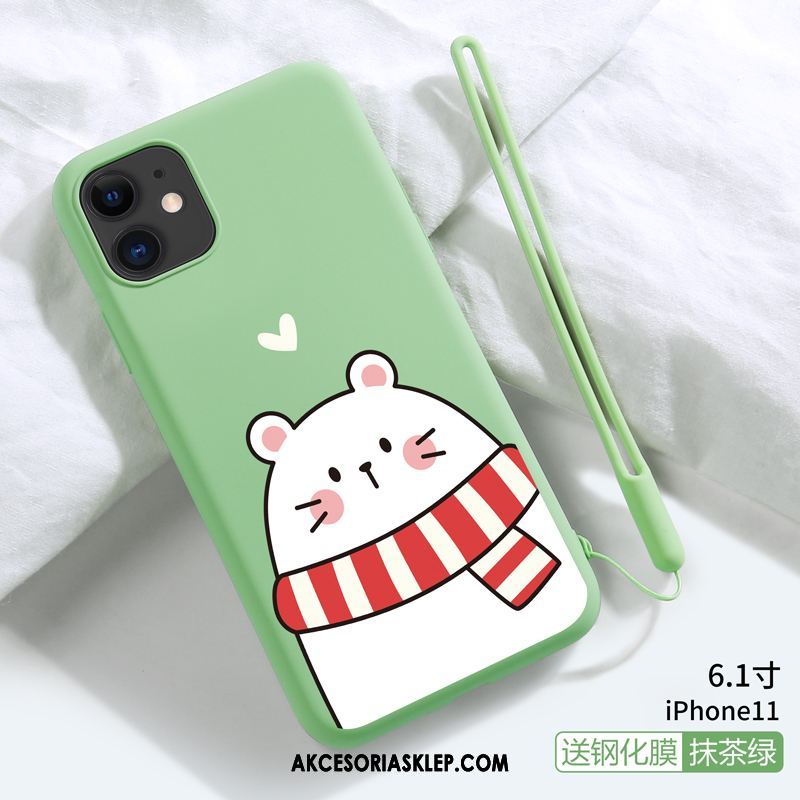 Futerał iPhone 11 Kreskówka Miękki Silikonowe Modna Marka Cienkie Pokrowce Tanie