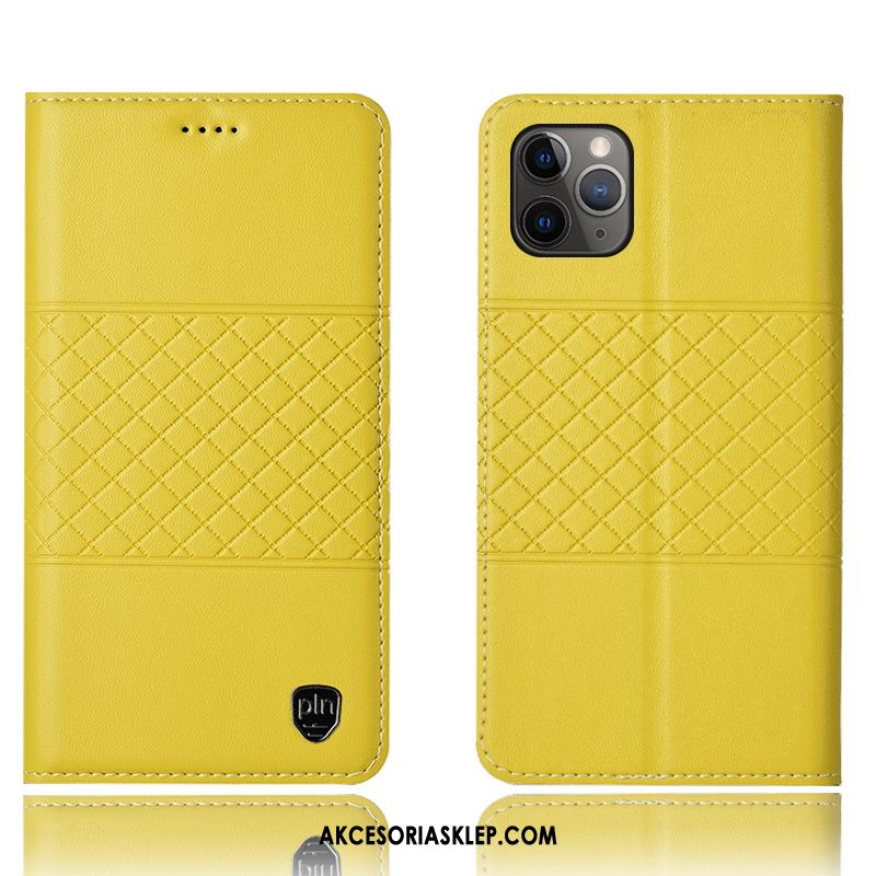 Futerał iPhone 11 Pro Max All Inclusive Ochraniacz Skórzany Futerał Telefon Komórkowy Żółty Pokrowce Tanie