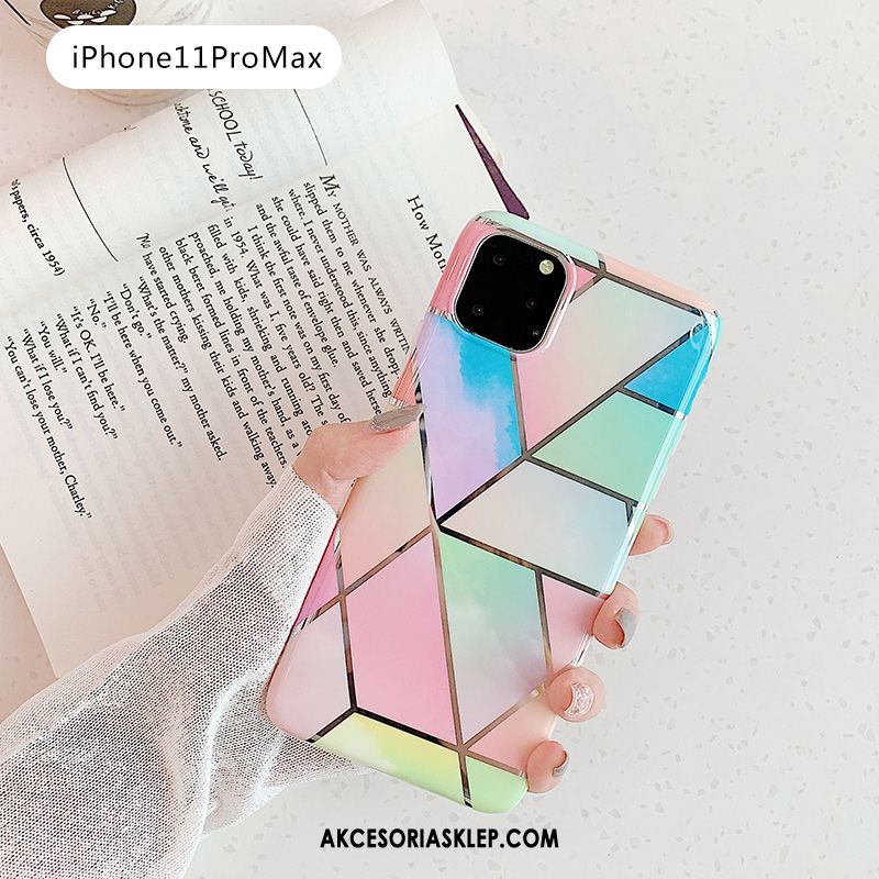 Futerał iPhone 11 Pro Max Kształt Diamentu Zielony Telefon Komórkowy All Inclusive Mały Etui Sklep