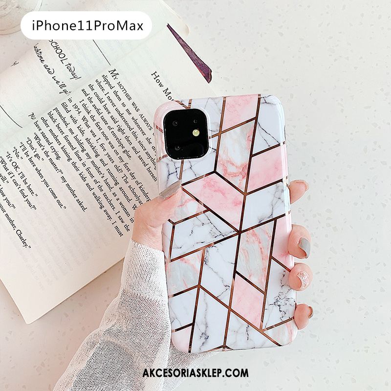 Futerał iPhone 11 Pro Max Kształt Diamentu Zielony Telefon Komórkowy All Inclusive Mały Etui Sklep