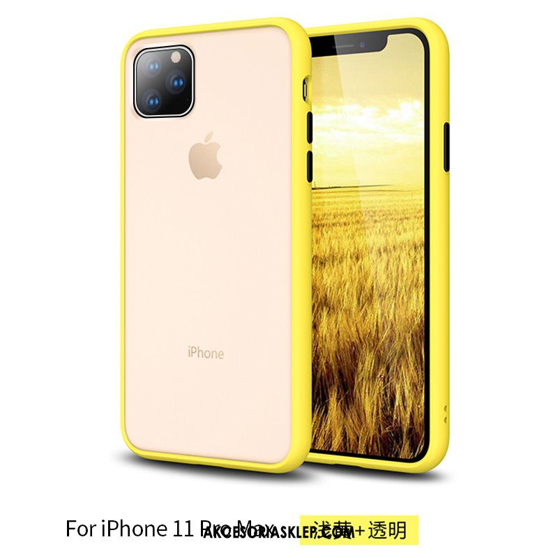 Futerał iPhone 11 Pro Max Przezroczysty All Inclusive Anti-fall Nubuku Silikonowe Pokrowce Sprzedam