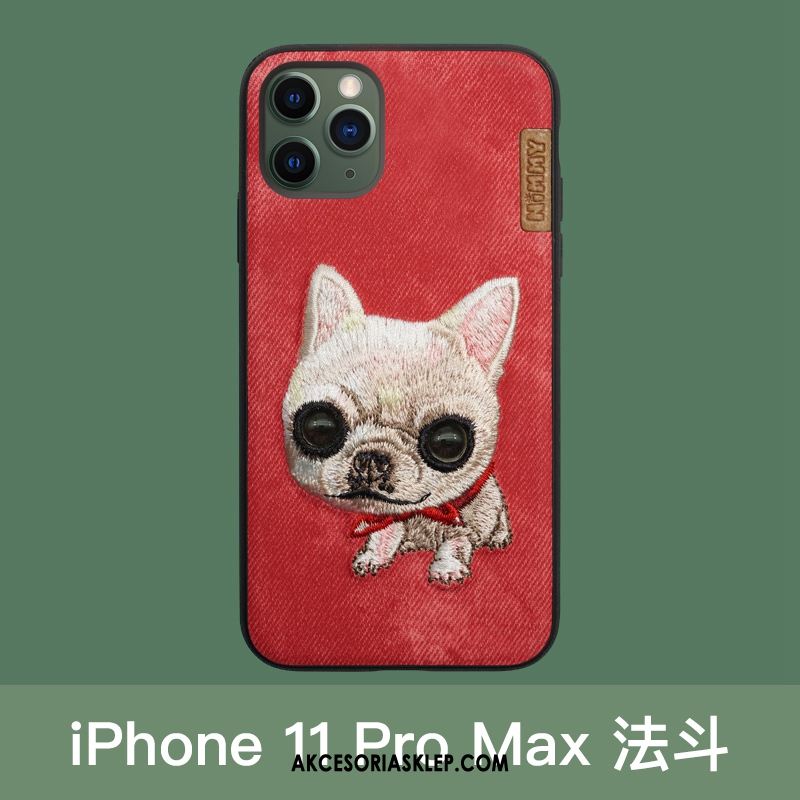 Futerał iPhone 11 Pro Max Psy Nowy Czerwony Netto Ochraniacz Silikonowe Pokrowce Sprzedam