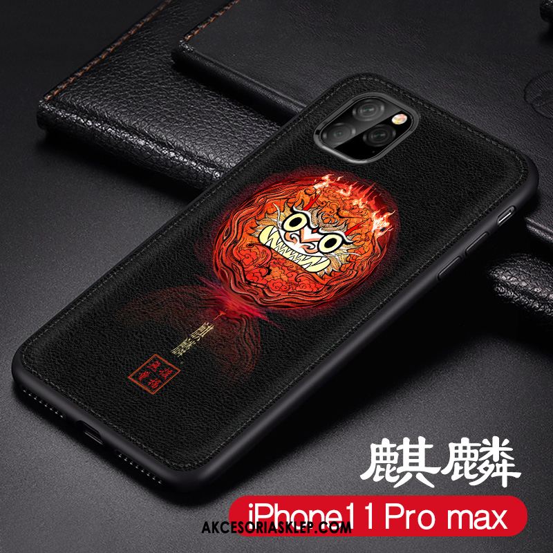 Futerał iPhone 11 Pro Max Relief Nubuku Wiatr Nowy Żółty Etui Sprzedam