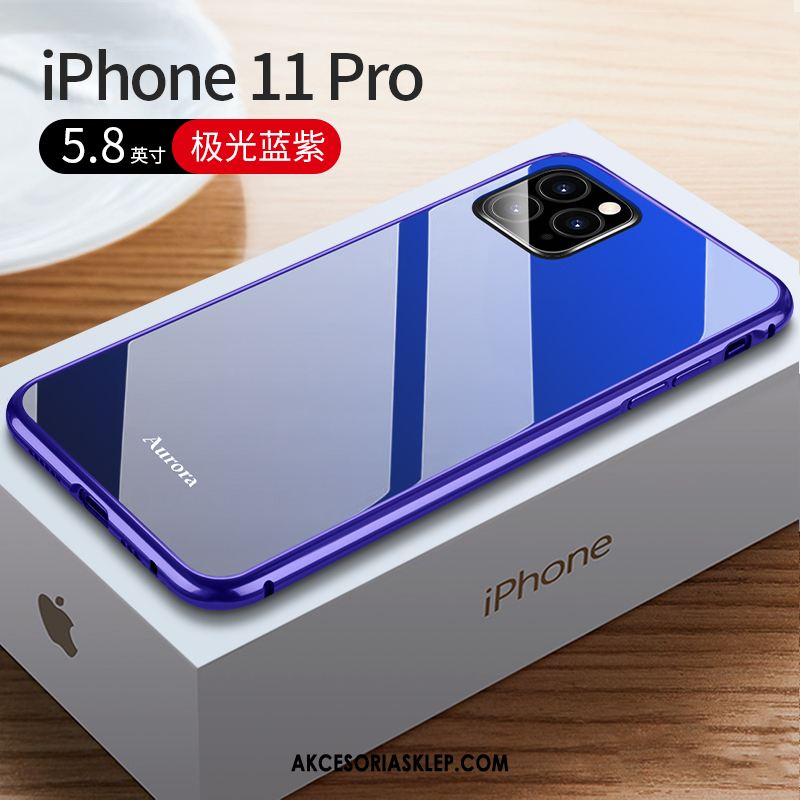 Futerał iPhone 11 Pro Metal Anti-fall Granica Nowy Telefon Komórkowy Etui Na Sprzedaż