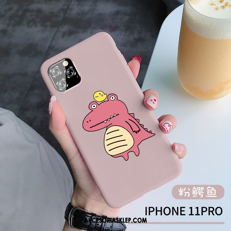 Futerał iPhone 11 Pro Psy Silikonowe Kreatywne Nubuku Niebieski Obudowa Sklep