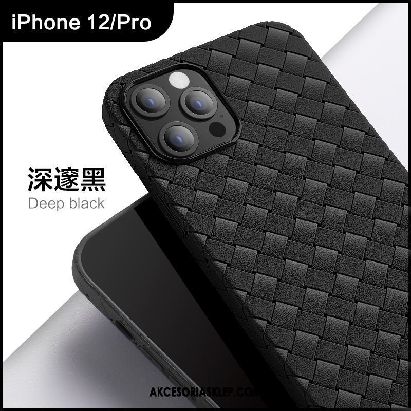 Futerał iPhone 12 Pro Telefon Komórkowy Przeplatane Wiatr Anti-fall All Inclusive Obudowa Sprzedam