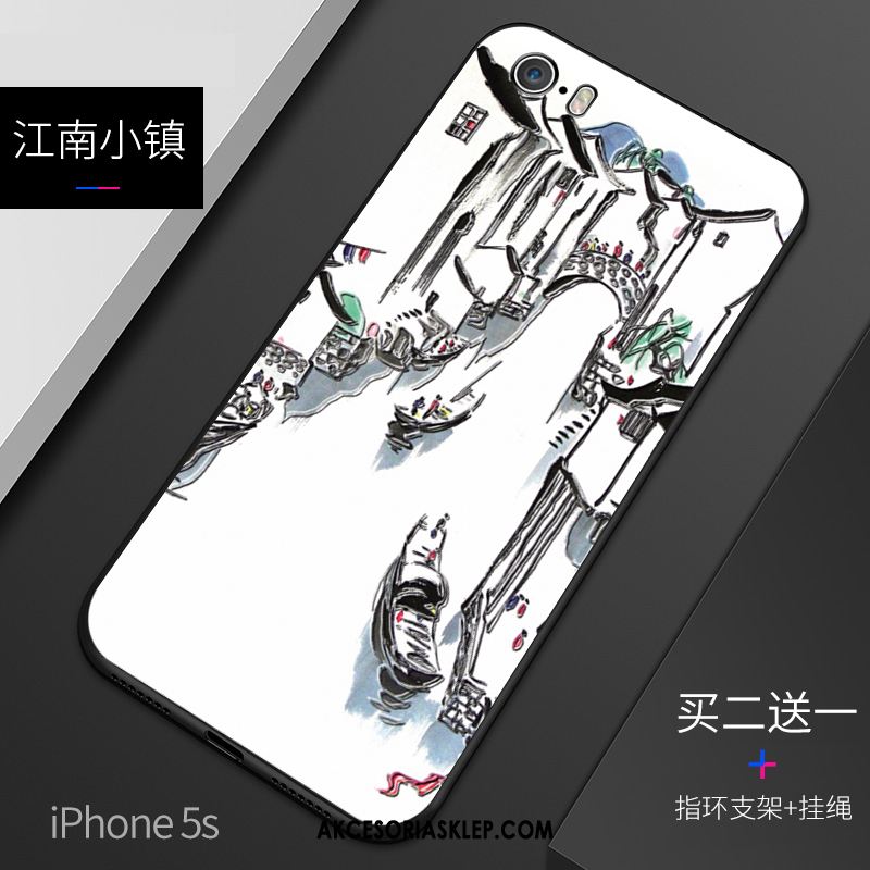 Futerał iPhone 5 / 5s Silikonowe Różowe Anti-fall All Inclusive Miękki Pokrowce Kupię