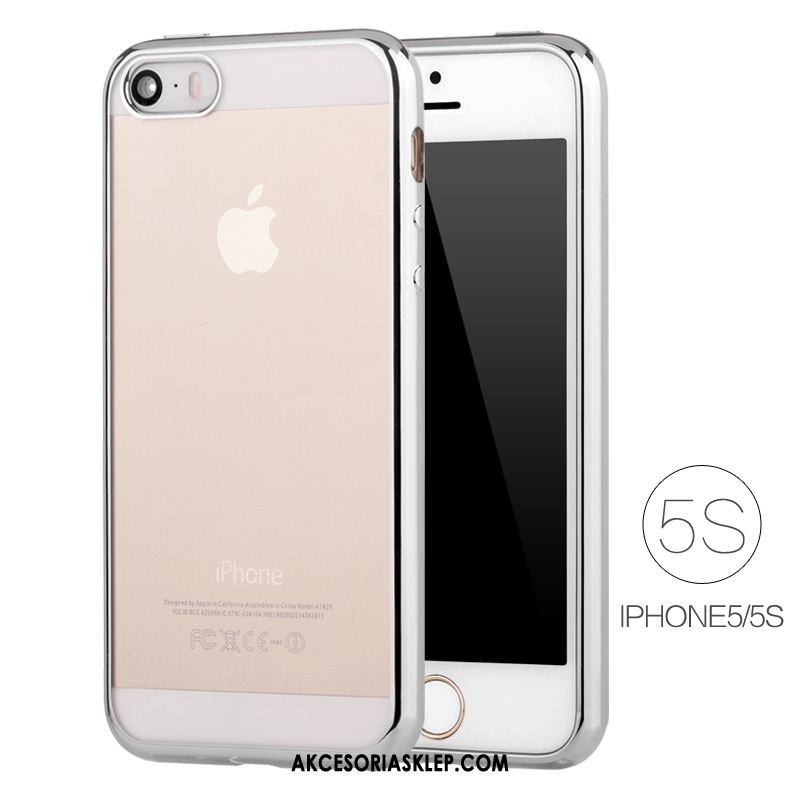 Futerał iPhone 5 / 5s Telefon Komórkowy Różowe Ochraniacz Poszycie Przezroczysty Pokrowce Sklep