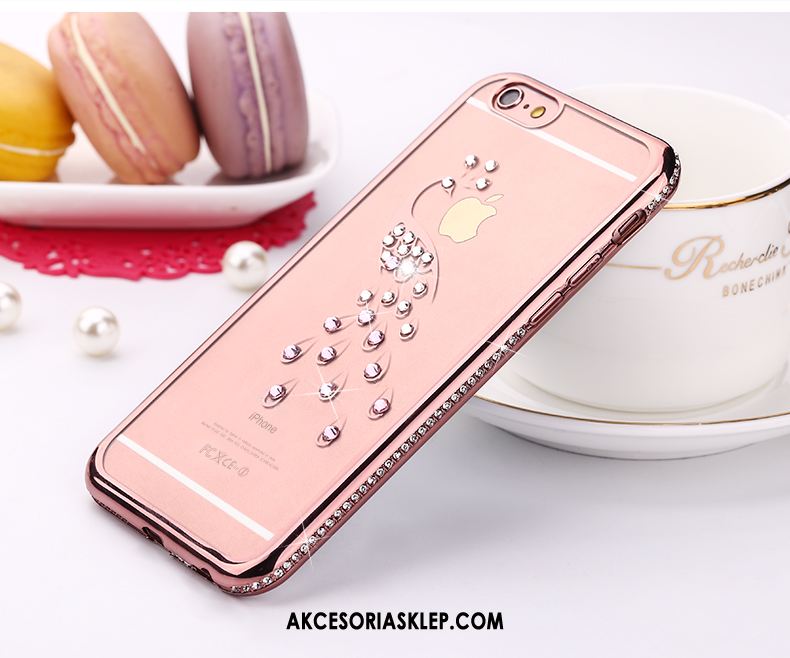 Futerał iPhone 6 / 6s Eleganckie Rhinestone Luksusowy Czerwony All Inclusive Pokrowce Dyskont