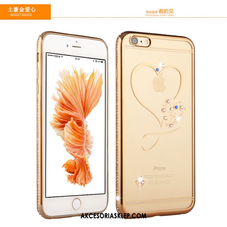 Futerał iPhone 6 / 6s Eleganckie Rhinestone Luksusowy Czerwony All Inclusive Pokrowce Dyskont