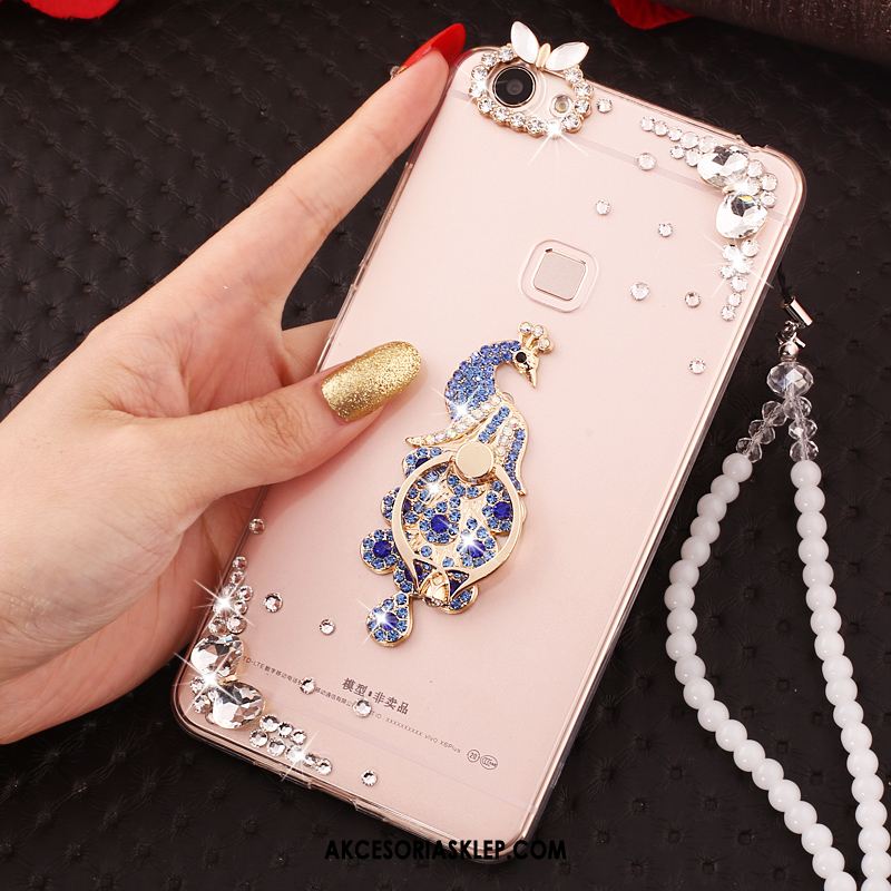 Futerał iPhone 6 / 6s Plus Anti-fall Miękki Rhinestone Przezroczysty Telefon Komórkowy Obudowa Sklep