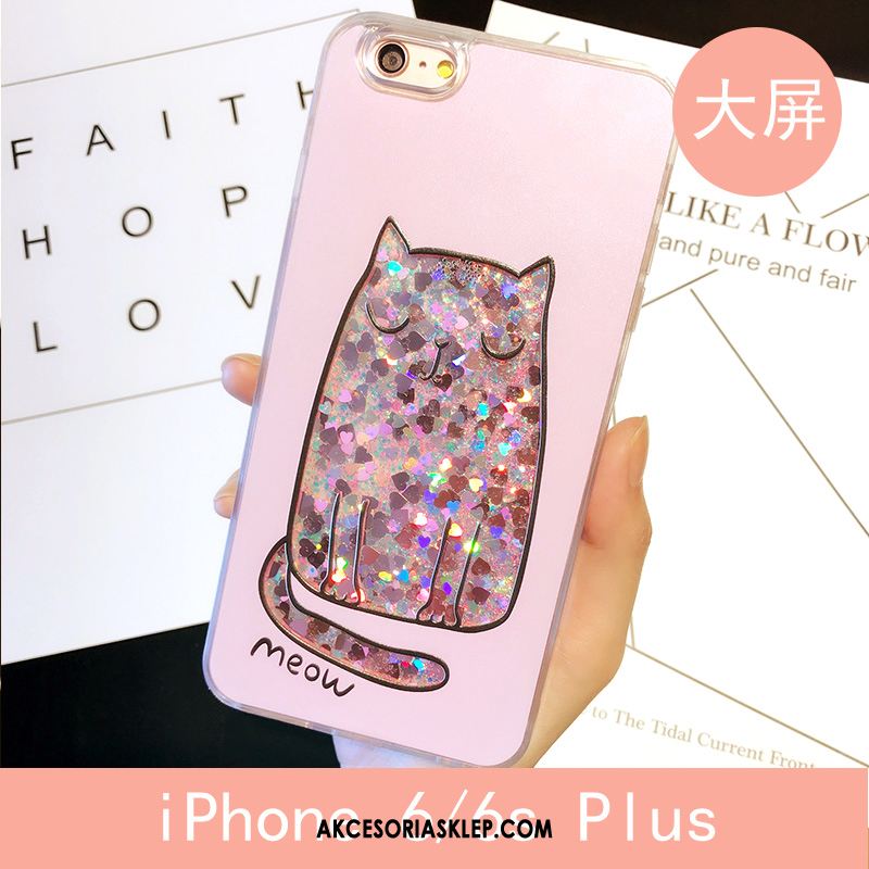 Futerał iPhone 6 / 6s Plus Anti-fall Piękny Quicksand Telefon Komórkowy Różowe Etui Oferta