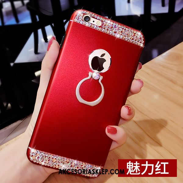 Futerał iPhone 6 / 6s Plus Ring Różowe Tendencja Rhinestone Osobowość Pokrowce Tanie