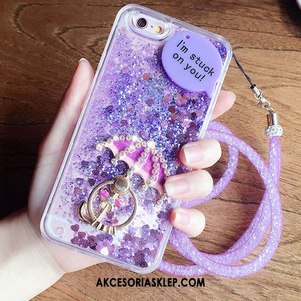 Futerał iPhone 6 / 6s Quicksand Purpurowy Telefon Komórkowy Rhinestone Tendencja Pokrowce Kup