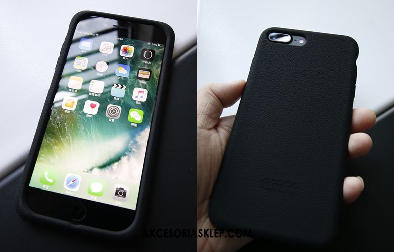 Futerał iPhone 7 Plus Anti-fall Telefon Komórkowy Płótno Szary Miękki Obudowa Sprzedam