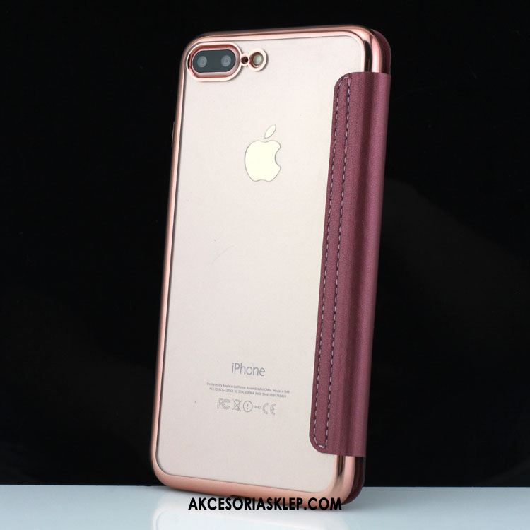 Futerał iPhone 7 Plus Karta Skórzany Futerał Niebieski Telefon Komórkowy Cienkie Obudowa Tanie