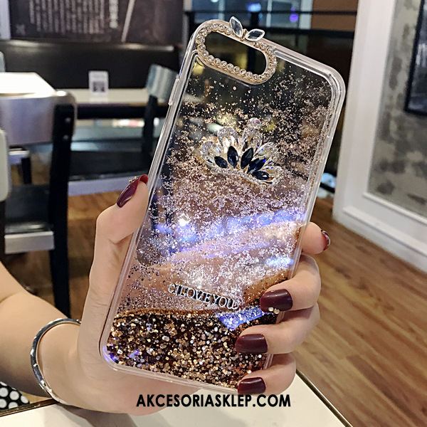 Futerał iPhone 7 Plus Telefon Komórkowy Ochraniacz All Inclusive Przezroczysty Rhinestone Etui Tanie