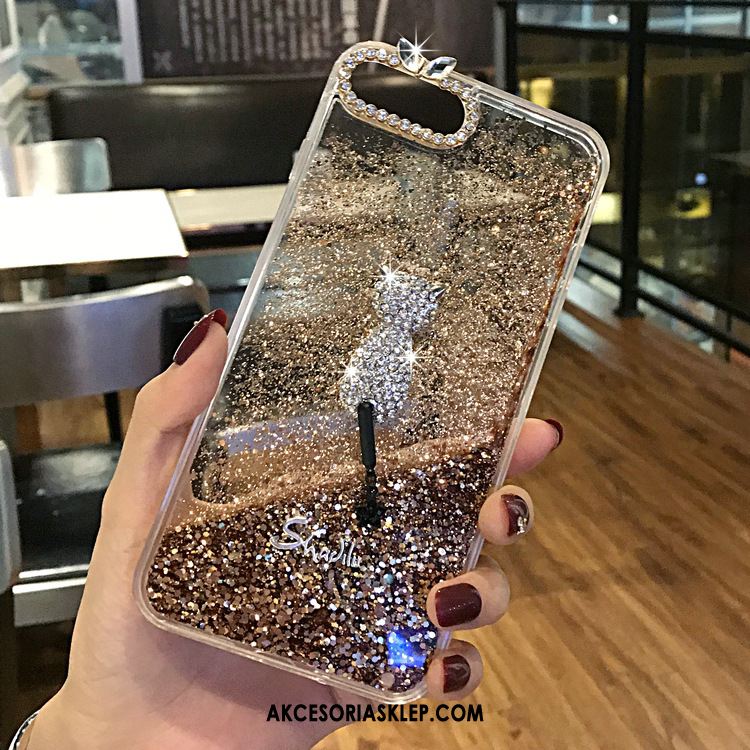 Futerał iPhone 7 Plus Telefon Komórkowy Ochraniacz All Inclusive Przezroczysty Rhinestone Etui Tanie