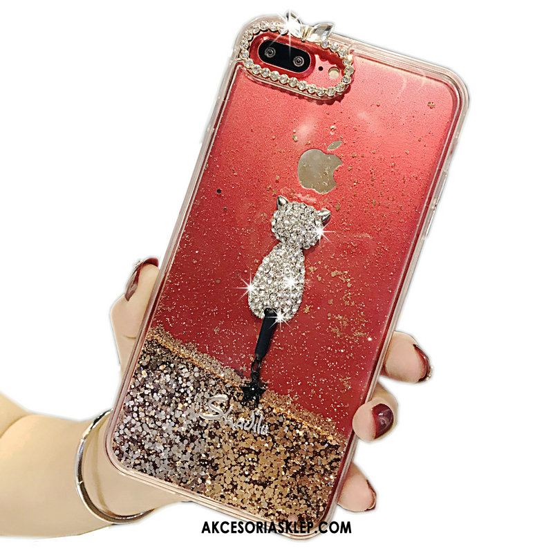 Futerał iPhone 7 Plus Telefon Komórkowy Ochraniacz All Inclusive Przezroczysty Rhinestone Etui Tanie