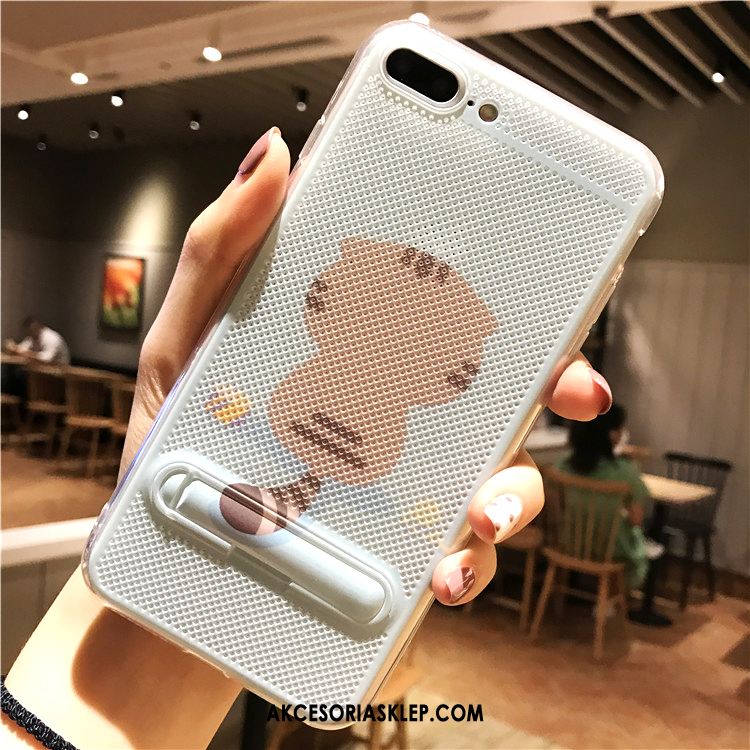 Futerał iPhone 8 Plus Wspornik Chłodzenie Zakochani Telefon Komórkowy Silikonowe Obudowa Tanie